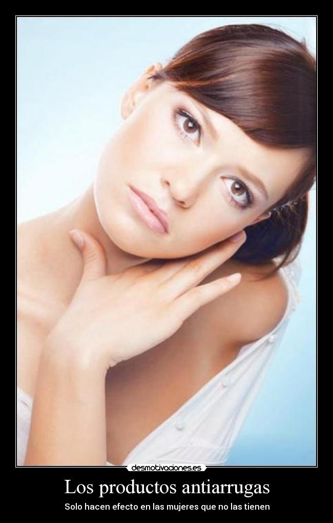 Los productos antiarrugas - 