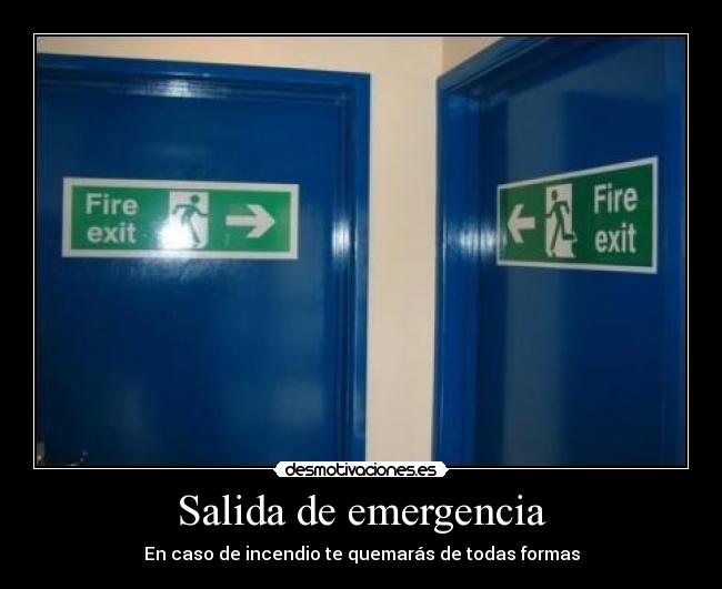 Salida de emergencia - 