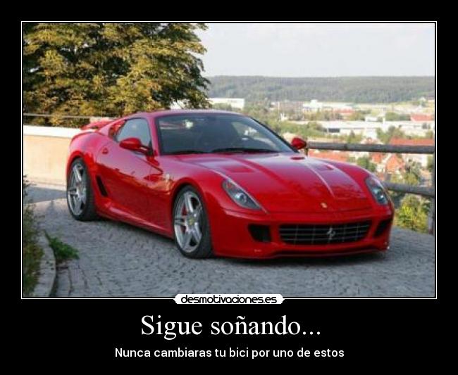 carteles suenos coches bicis desmotivaciones