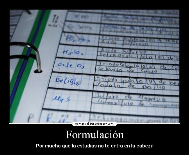 Formulación -