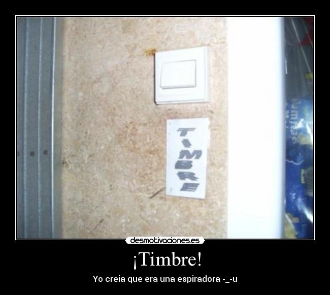 carteles timbre desmotivaciones