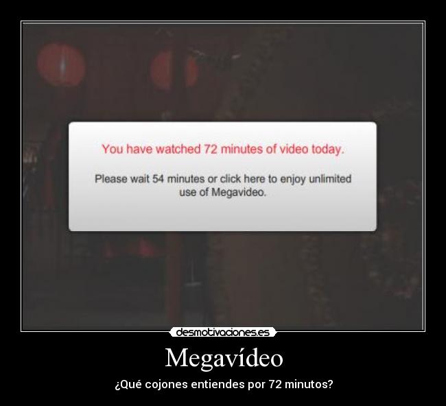carteles megavideo cinetube desmotivaciones