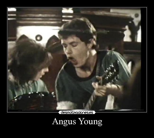 carteles angus young acdc desmotivaciones