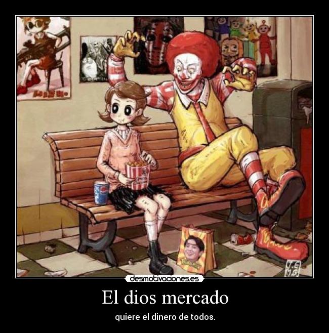 carteles dios dios mercado dinero todos joss desmotivaciones