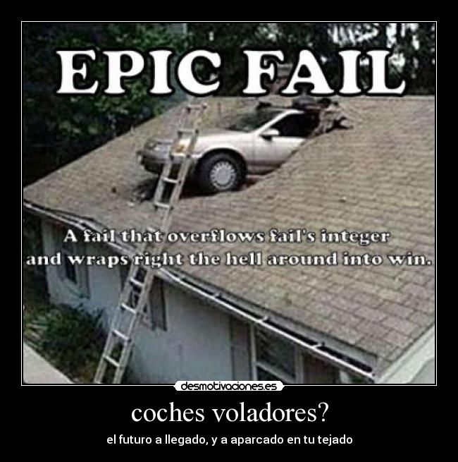 coches voladores? - el futuro a llegado, y a aparcado en tu tejado