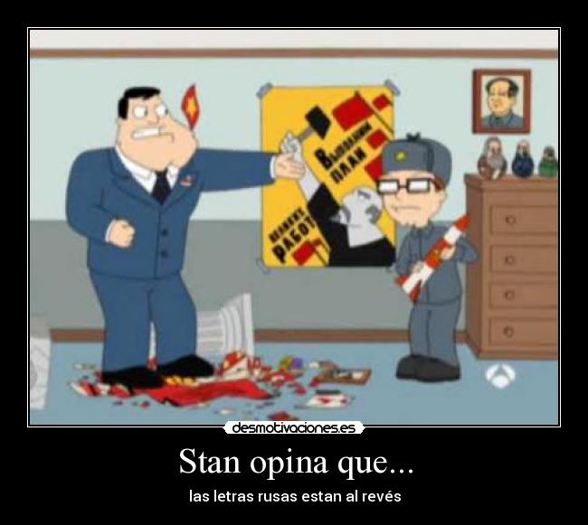 Stan opina que... -