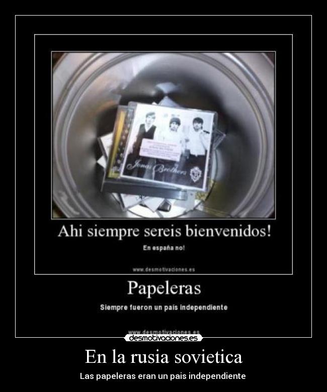 En la rusia sovietica - Las papeleras eran un pais independiente