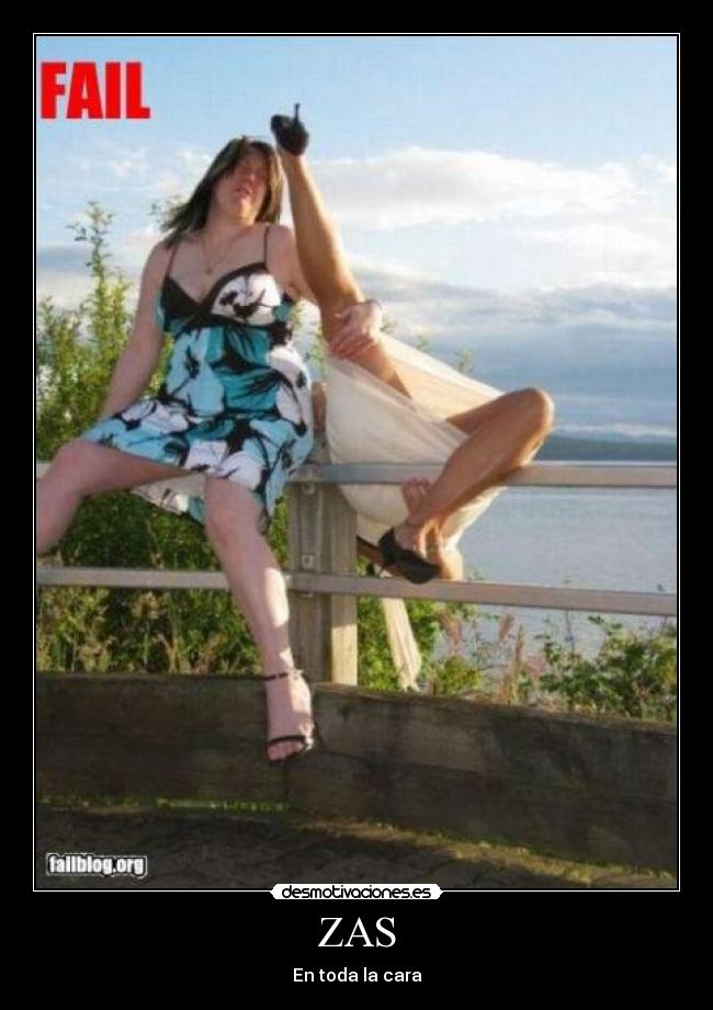 carteles zas caida desmotivaciones