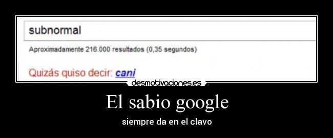 El sabio google -