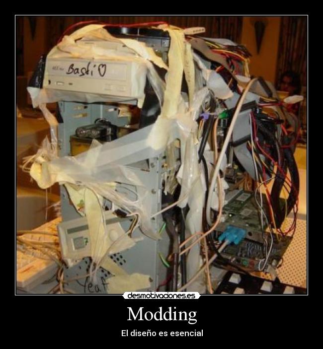 carteles modding desmotivaciones