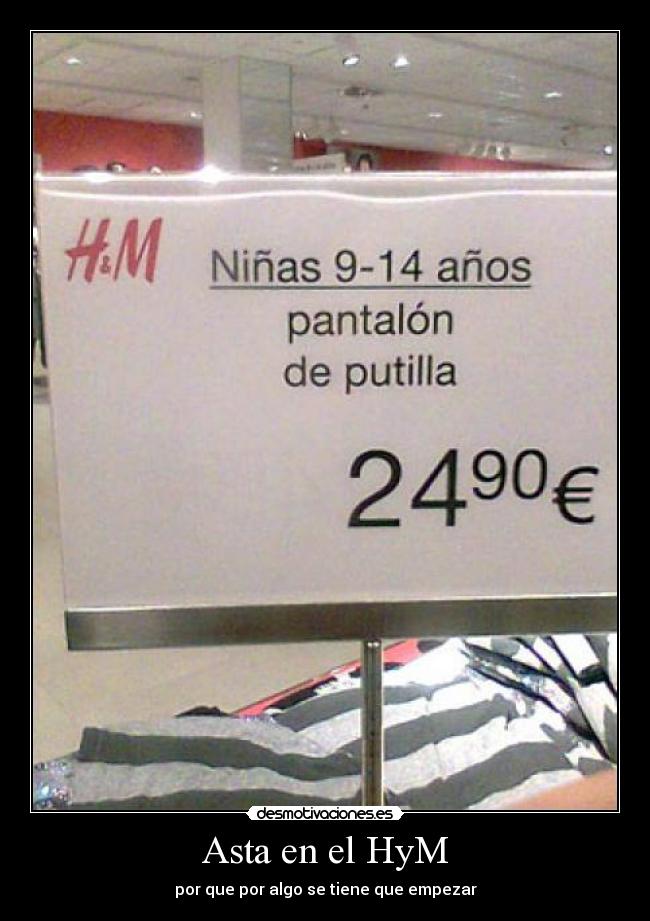 Asta en el HyM -