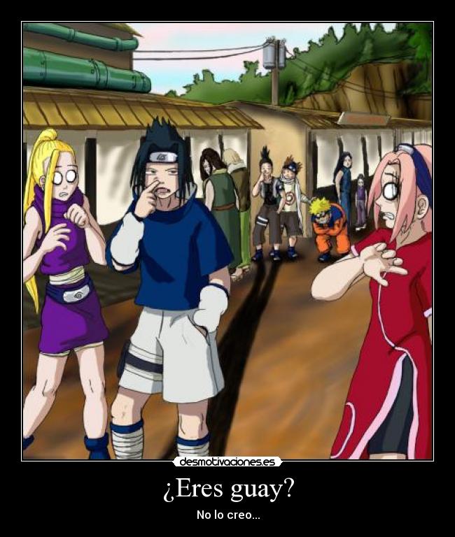 ¿Eres guay? - No lo creo...