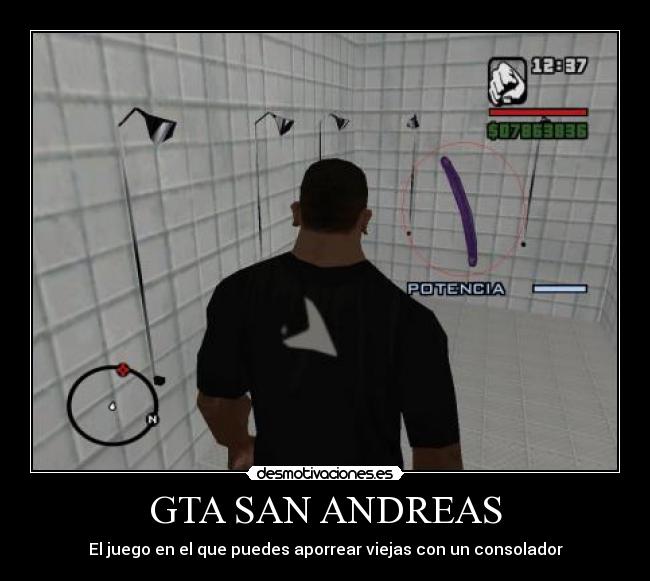 GTA SAN ANDREAS - El juego en el que puedes aporrear viejas con un consolador