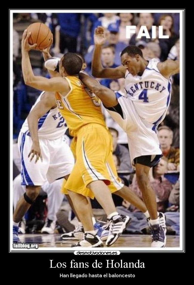 Los fans de Holanda -