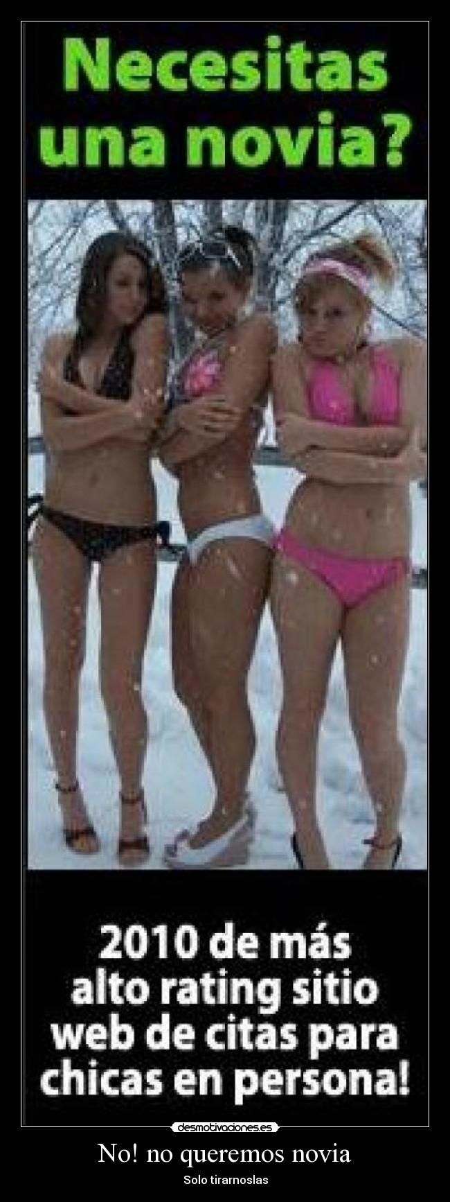 No! no queremos novia -