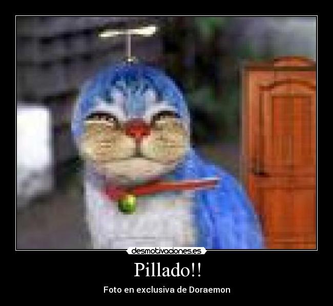 Pillado!! - Foto en exclusiva de Doraemon