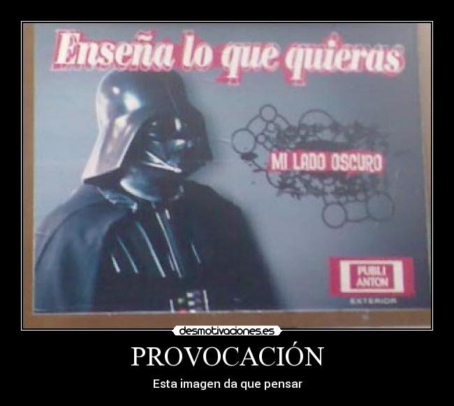 PROVOCACIÓN - Esta imagen da que pensar