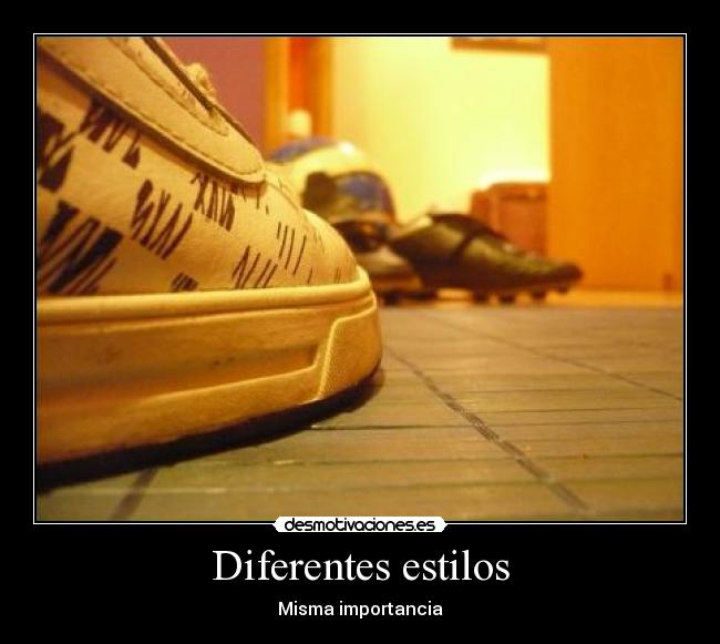 Diferentes estilos - 