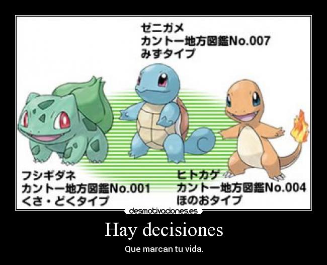 Hay decisiones - 