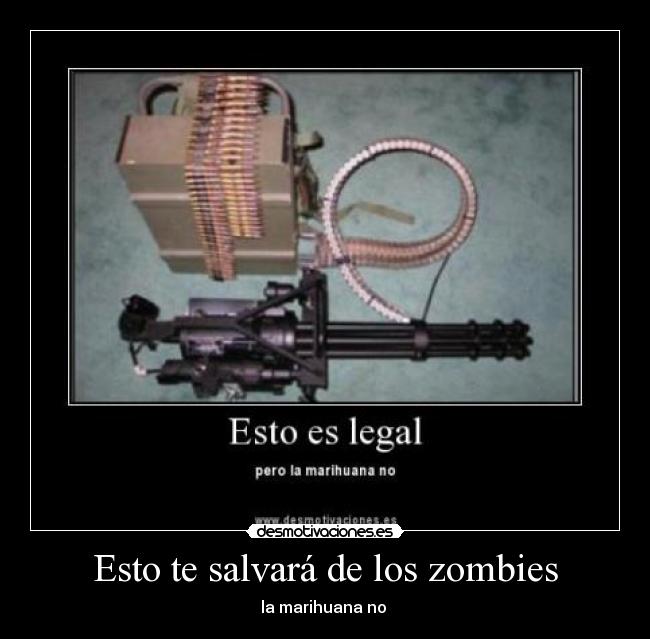 Esto te salvará de los zombies -