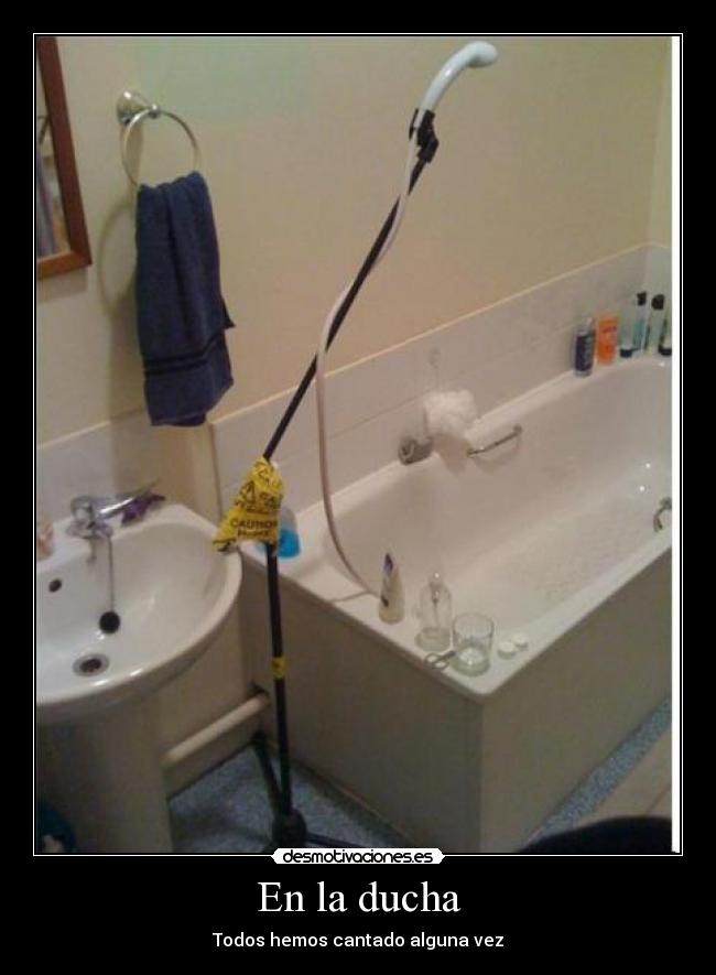 En la ducha -