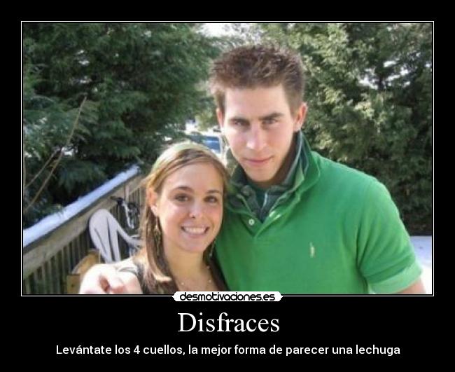 Disfraces - Levántate los 4 cuellos, la mejor forma de parecer una lechuga