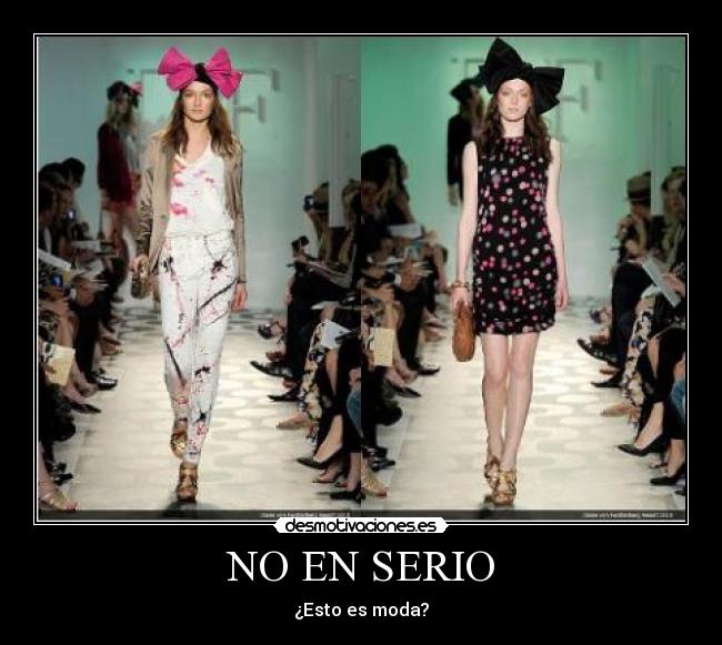NO EN SERIO -