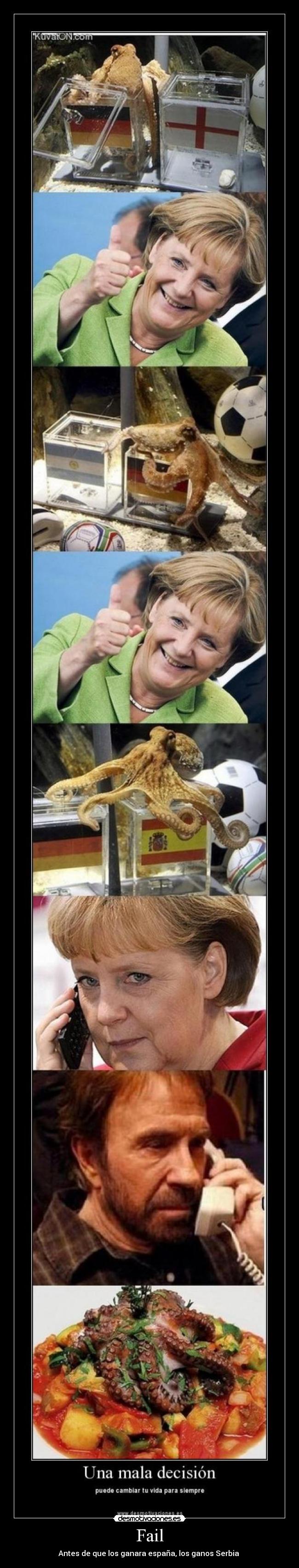 Fail - Antes de que los ganara españa, los ganos Serbia 
