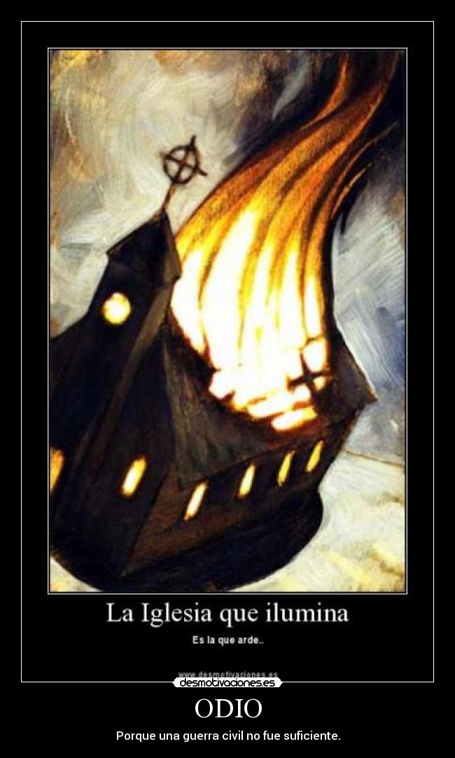carteles odio odiopersecucion iglesia desmotivaciones