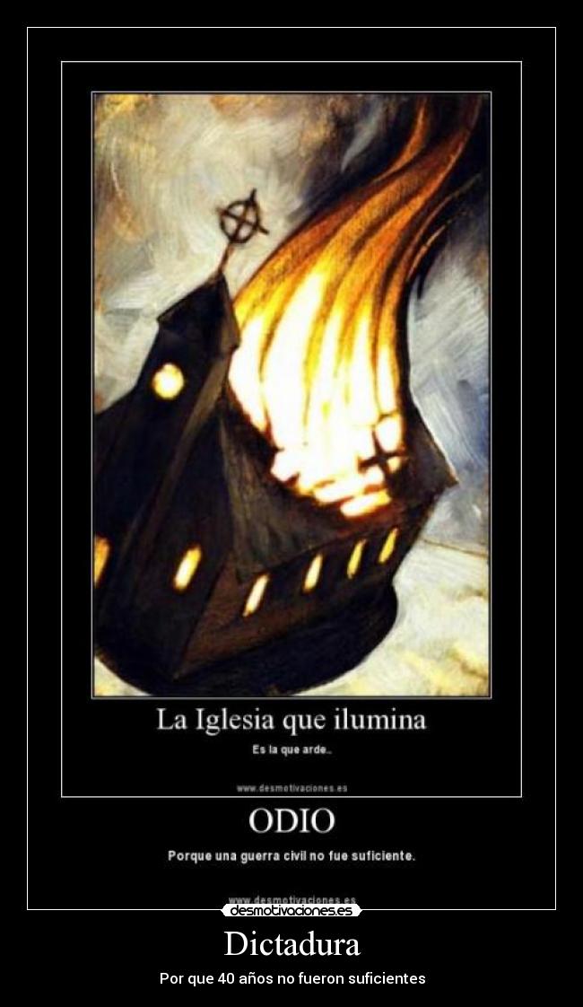 carteles iglesia arder politica etc wtf lol desmotivaciones
