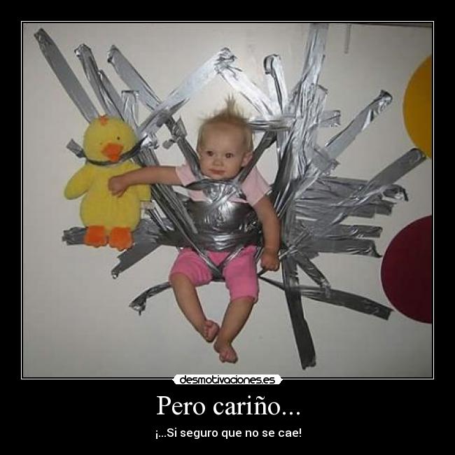 carteles bebe carino cinta aislante desmotivaciones