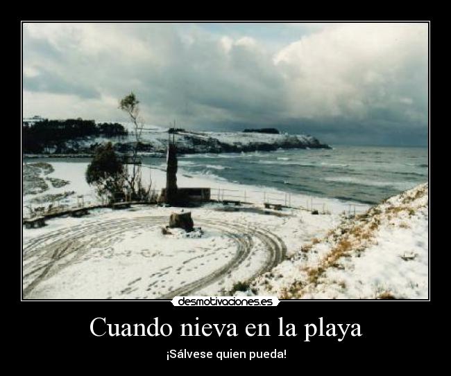 Cuando nieva en la playa - 