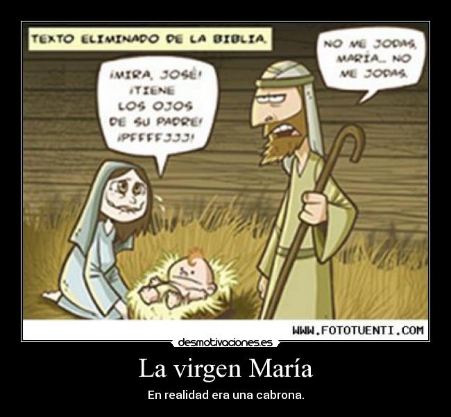 La virgen María -