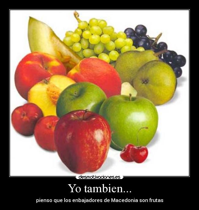 Yo tambien... -