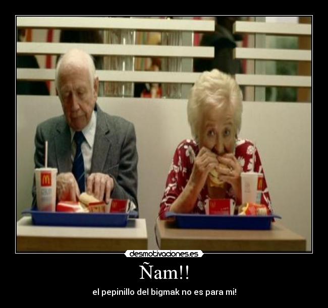 Ñam!! - el pepinillo del bigmak no es para mi!