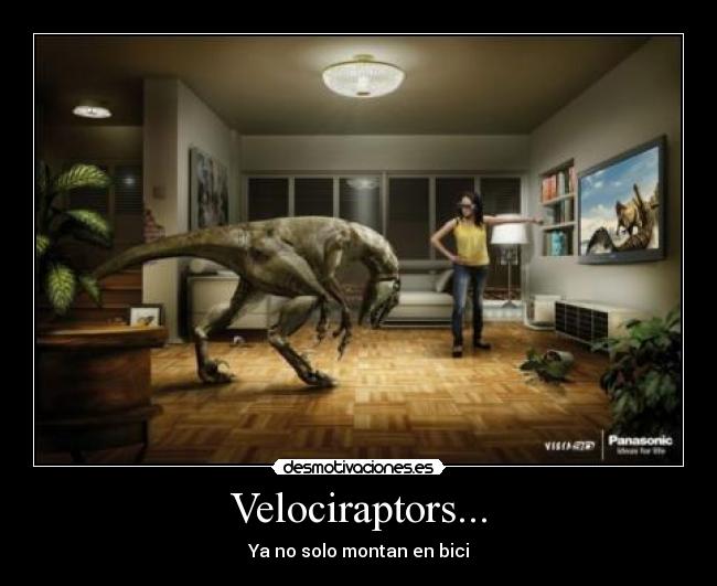 Velociraptors... - Ya no solo montan en bici