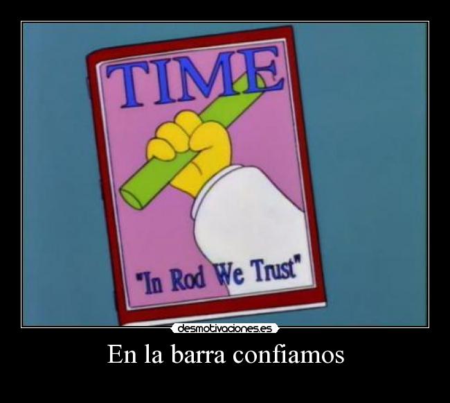 En la barra confiamos -