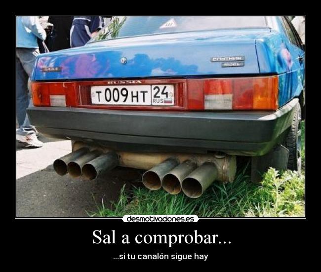 Sal a comprobar... - ...si tu canalón sigue hay