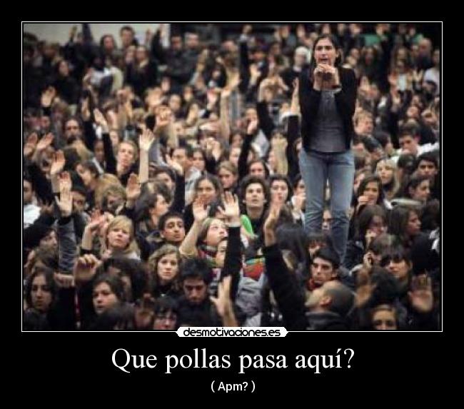 Que pollas pasa aquí? - 