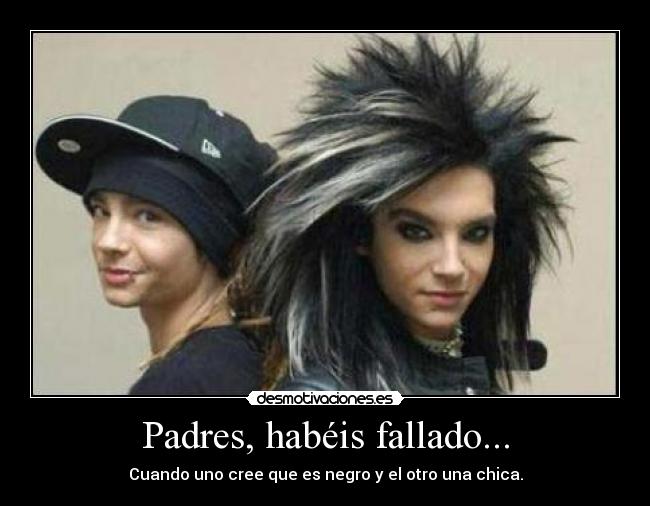 carteles padres tokio hotel desmotivaciones