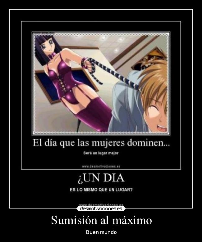 Sumisión al máximo -