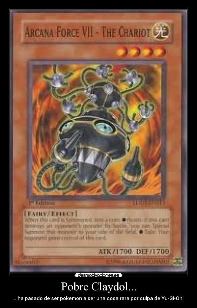 Pobre Claydol... -
