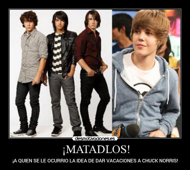 ¡MATADLOS! - ¡A QUIEN SE LE OCURRIO LA IDEA DE DAR VACACIONES A CHUCK NORRIS!