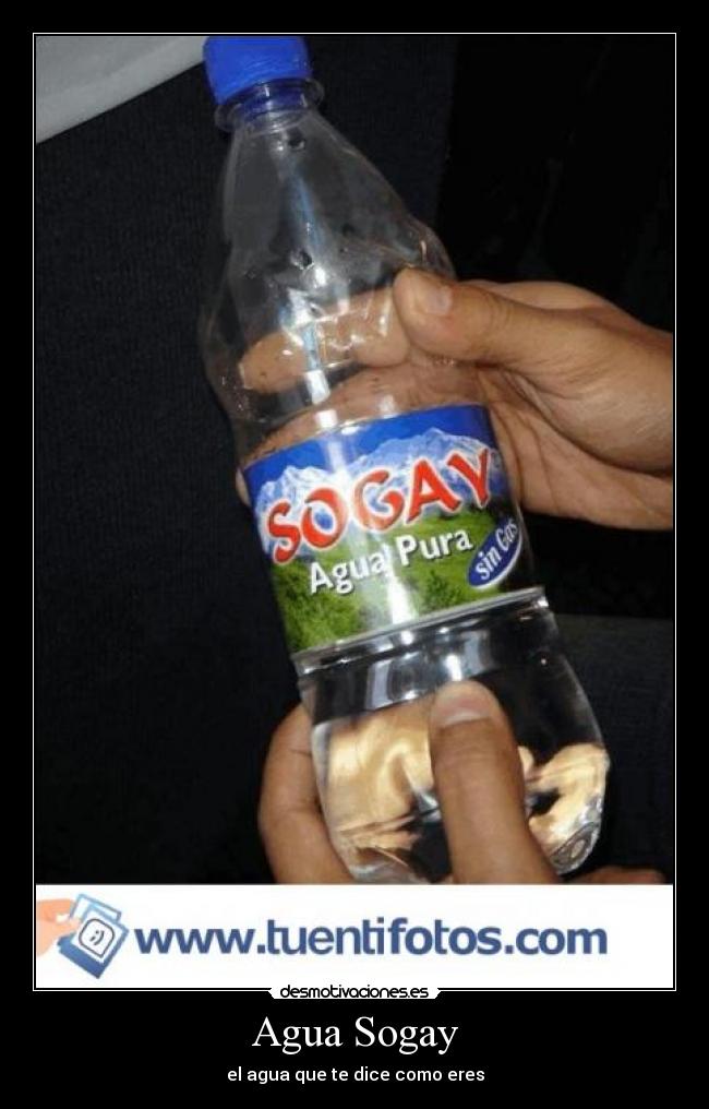 Agua Sogay - el agua que te dice como eres