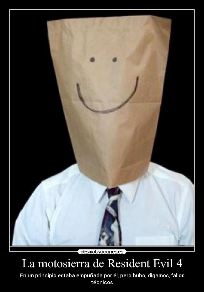 La motosierra de Resident Evil 4 -