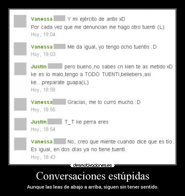 Conversaciones estúpidas -