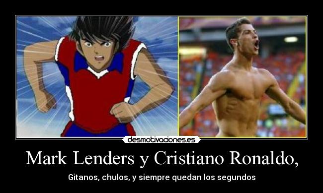 Mark Lenders y Cristiano Ronaldo, -