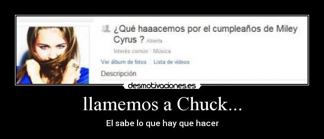 llamemos a Chuck... - 