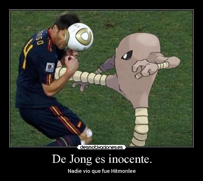 De Jong es inocente. - 