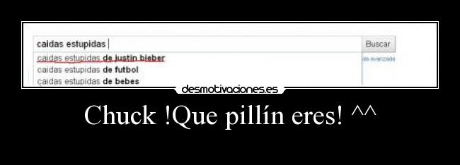 Chuck !Que pillín eres! ^^ - 